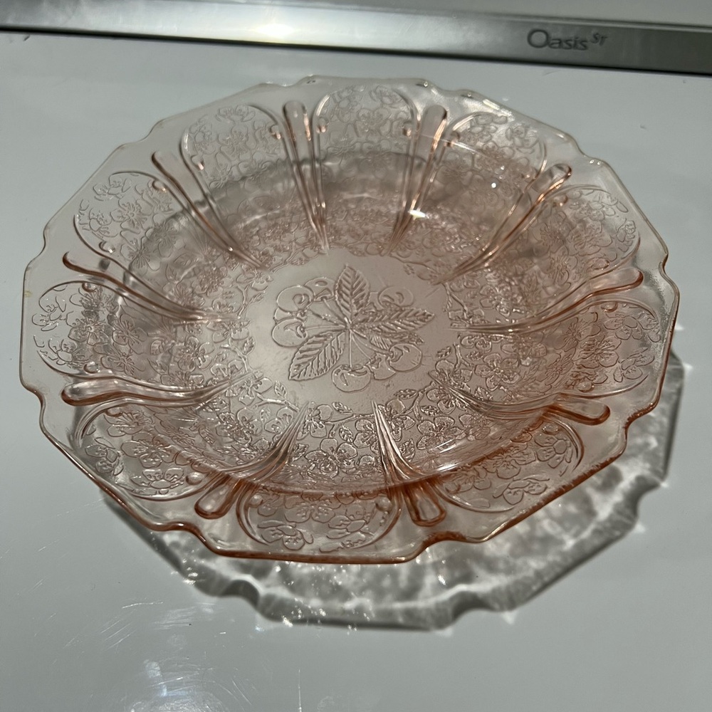 1930’s Jeannette Cherry Blossom Pink Depression Glass